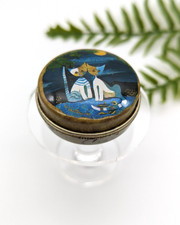 Pillendose schatulle katze - pillendose,