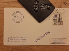 Briefumschlag Jungfernreise der CROSTAFELS der DDG Hansa Bremen 