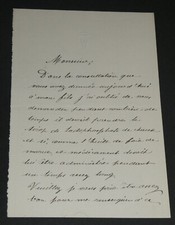 Emmanuel Félix Von Wimpffen - Brief Autogramm Signiert Sein Arzt Xixème