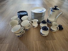 Geschirr Pril 32 Teilig Weiß Blau