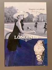 Longines HydroConquest Aishwarya Rai 2008 Vintage Watch Ad Werbung Reklame