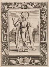 Floris I., Graf von Holland,  1725, Kupferstich Barock Unbekannt (18.Jhd)