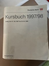 DB Kursbuch 1997/8 Gesamtausgabe, mit Kurswagenverzeichnis und Übersichtskarte