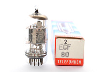 Genuine Telefunken Berlin ECF80 / 7643 Verstärker-Röhre / Audio HiFi Tube, NOS