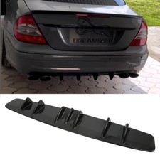 Für E-Class W211 E55 E63 Schwarz Heckdiffusor Hinten Stoßstange Diffusor Spoiler
