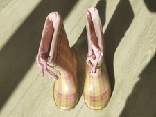 TCM Kinder Schuhe Gummi Stiefel Herbst Winter gefüttert Futter Gr. 27 9 Einhorn