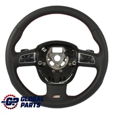 Audi A3 8P Lenkrad S-Line NEU Schwarz Leder Schaltwippen 8P0419091D