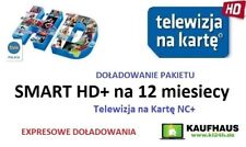 12 m-cy SMART HD Telewizja na Karte Aufladung NC+ TVN Doladowanie Polsat TnK NC+