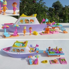 Mini Polly Pocket Fun Cruise ? Yacht Schiff ? 100% Komplett ? Bluebird ?