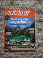 Zeitschrift Outdoor Juni 06/2018 Reisen Wandern Berge Abenteuer Magazin 