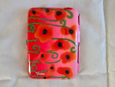 Original PYLONES Kartenhalter Metallbox mehrfarbig Mohnblumen