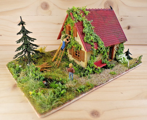 B148 diorama wochenend - #b148, "wochenend-haus