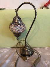 Mosaik Tischlampe Bunt-Stern