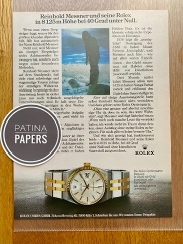 Rolex oysterquartz reinhold - oysterquartz,