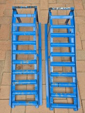 Auffahrrampe Rampe PKW 2x blau bis 195er Räder 2000 kg pro Paar