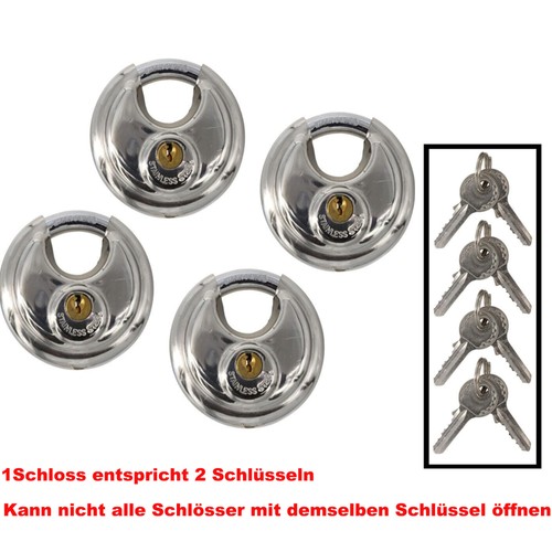 Vorhängeschloss - 4x,