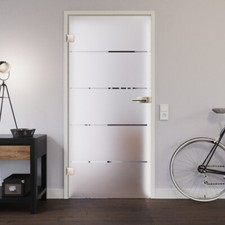 Komplettset Glastür