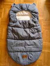 A&o nenes- Winterfußsack für Kinderwagen & Buggy,  warm - Grau - ca. 90 x 50 cm
