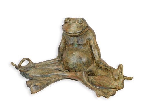 Bronzeskulptur frosch - bronzeskulptur,