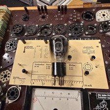 E-Röhre Valvo A 408 Tube 7 mA Triode RE 084 geprüft auf Funke W19 BL-2561