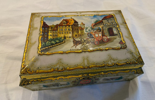 Schöne vintage blechdose - schöne,
