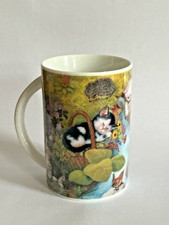 Bradford Edition J. Scholz Heitere Katzenwelt Becher Juli