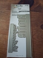 Farbton Papier/Schriftzug Stanze