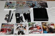 Nintendo Wii Schwarz+Remote