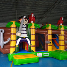 Profi Hüpfburg Piratenschiff