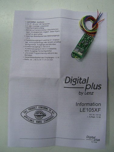 Lenz 10118 le105xf - 10118,