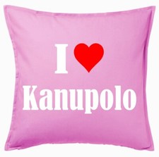 I Love Kanupolo Kissenbezug
