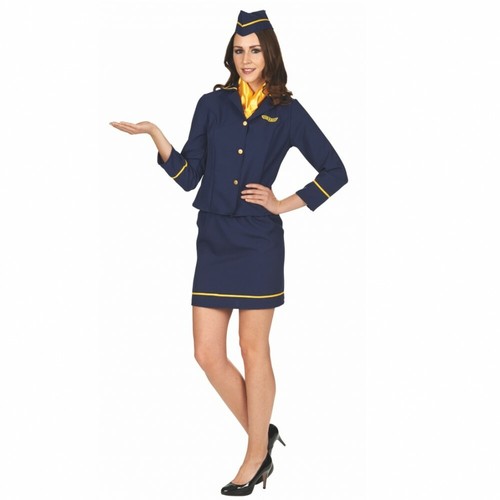 Stewardess kostüm - stewardess,