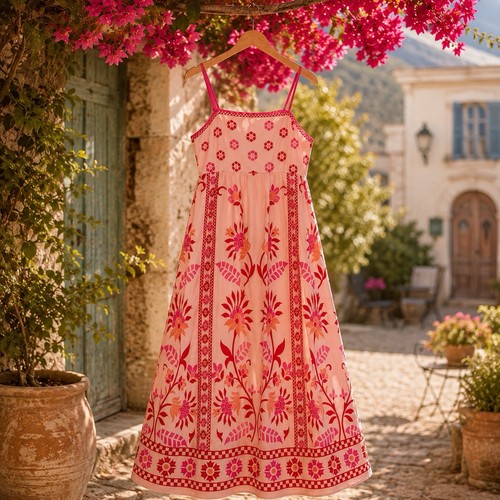 Damen sommerkleid maxikleid - xl,
