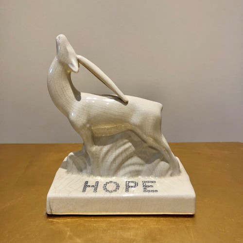 Art deco porzellan antilope - deco,
