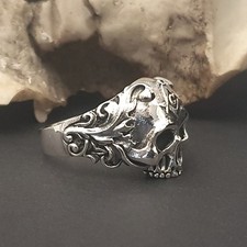 Totenkopf Ring Silber 925