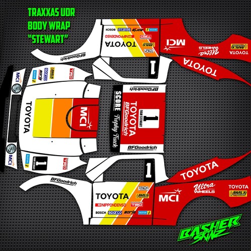Traxxas udr body wrap - wrap, decal