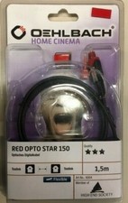 Oehlbach! Red Opto Star 150 rot/schwarz 1,5m (6004) Toslink - optisches Kabel##