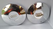 Z410/  2 x   VW Polo 1 Audi 50 Derby ? Audi 80 ? Chrom Radkappe Radzierblende