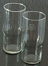 NUR HEUTE  2 Superfest Gläser DDR 0,25l Mitropa ,HO,Reichsbahn,