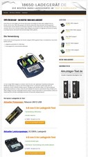 Affiliate Webprojekt / Website Verkauf (Inkl. Domain) Marketing Akku Ladegeräte