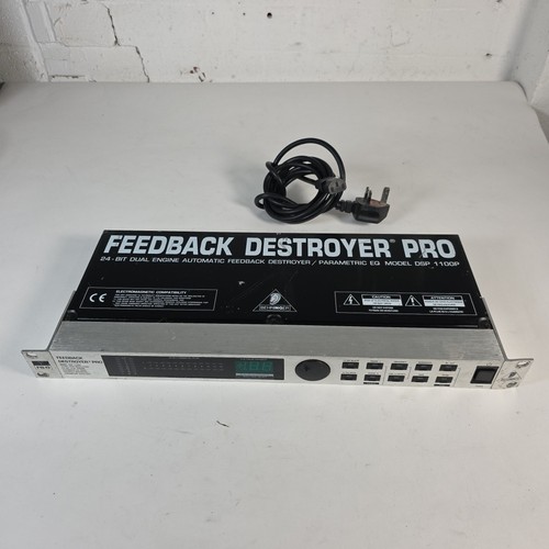 Behringer dsp 1100p feedback - behringer,