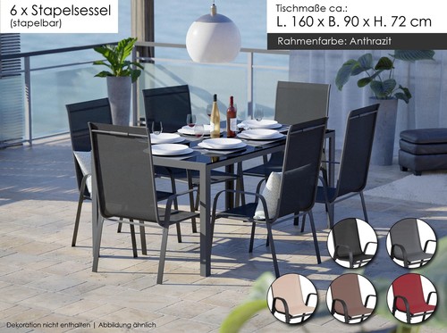 Gartenmöbel set tlg tisch - set,