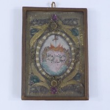 Antike Klosterarbeit Herz Jesu