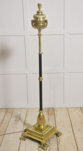 Antike messing stehlampe - antike,