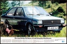 VW Derby, originale Werbung aus 1982