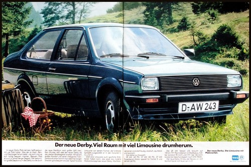 Derby originale werbung - vw, derby,