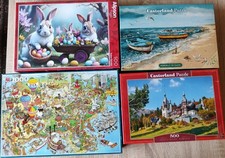 Puzzle Paket, 3x500 Teile, 1x 1000Teile gebraucht.