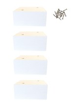 Weiß lackierte Möbelbeine