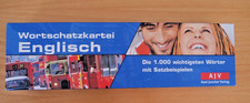 Englisch Wortschatzkartei 1000 wichtigsten Wörter auf Karteikarten von AJV