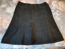 CANDA Jeansrock kurz Gr. 50 dunkelblau